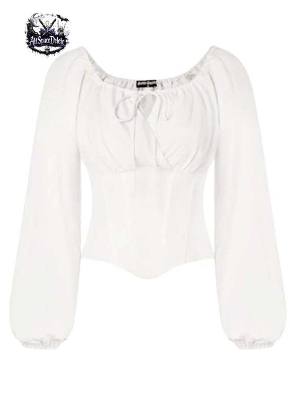 Corset Top Womens Peasant Blouse Renaissance Off Shoulder Puff Sleeve